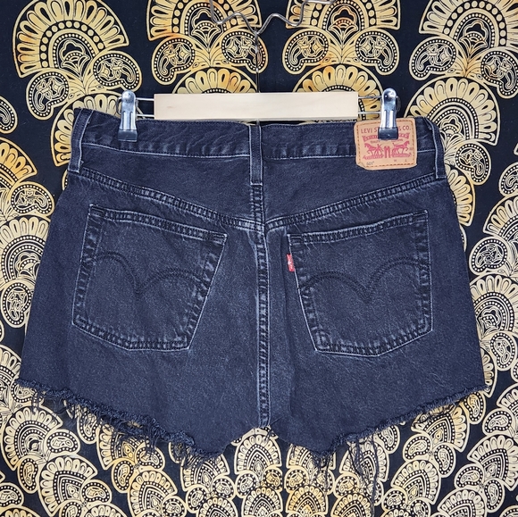 501® Button Your Fly High Rise Shorts - Picture 2 of 4